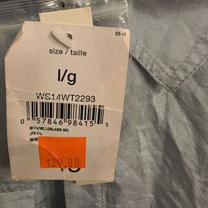 Joe Fresh Light Gray Blouse